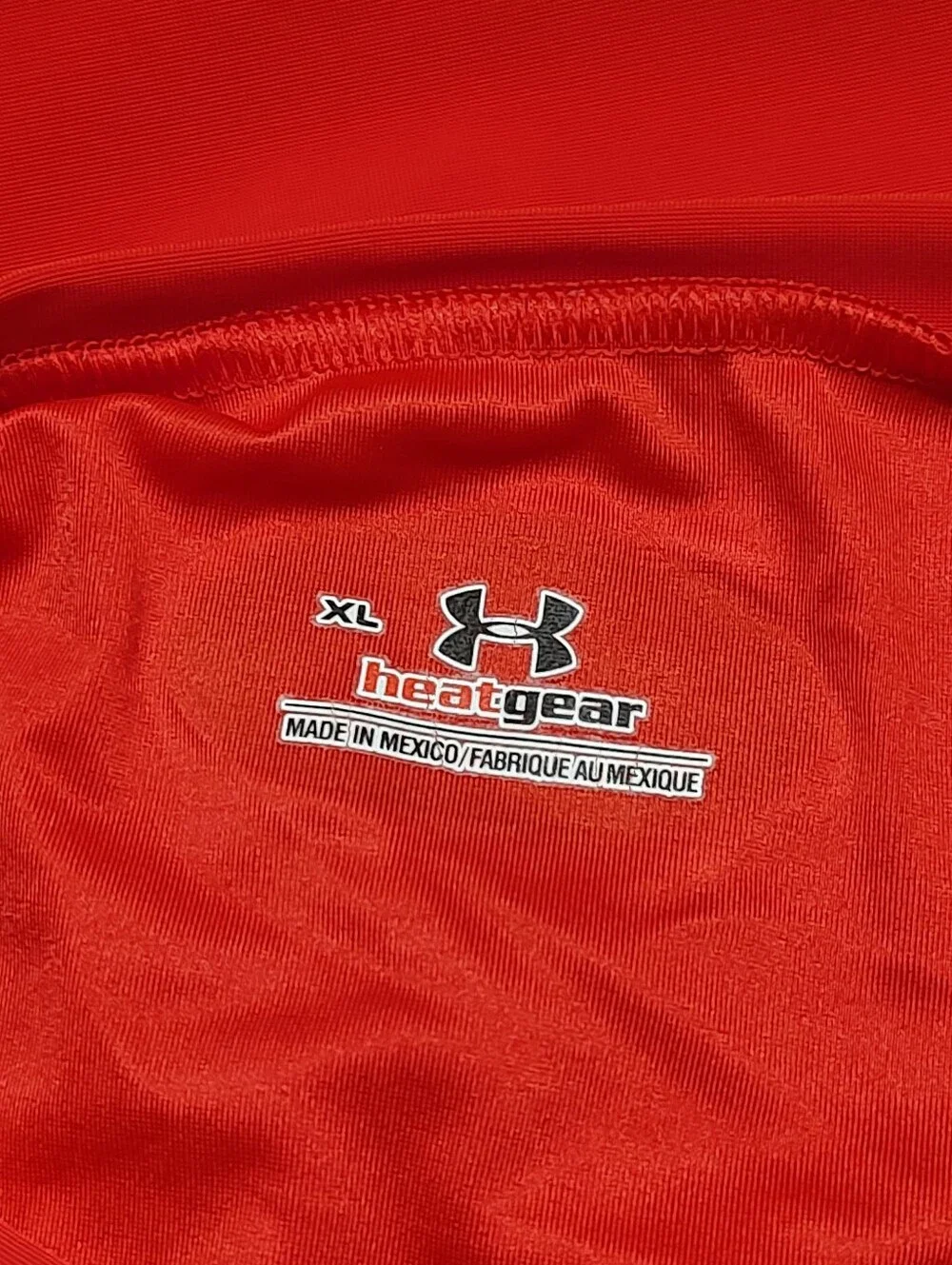 Under Armour Youth HeatGear Red Long Sleeve Shirt